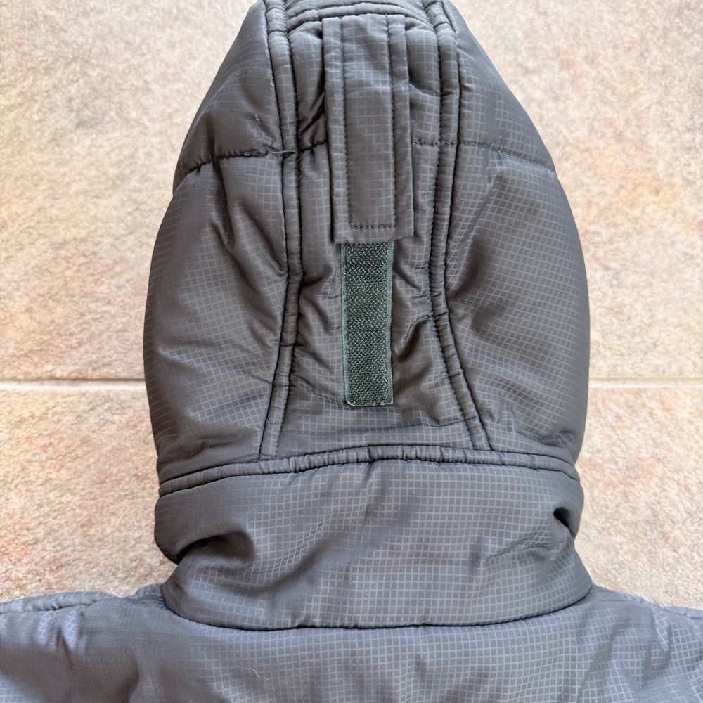 L.L. BEAN Factory Store Full Zip Hooded Parka Puffer Jacket 2000s Gray Size Med - Picture 10 of 10